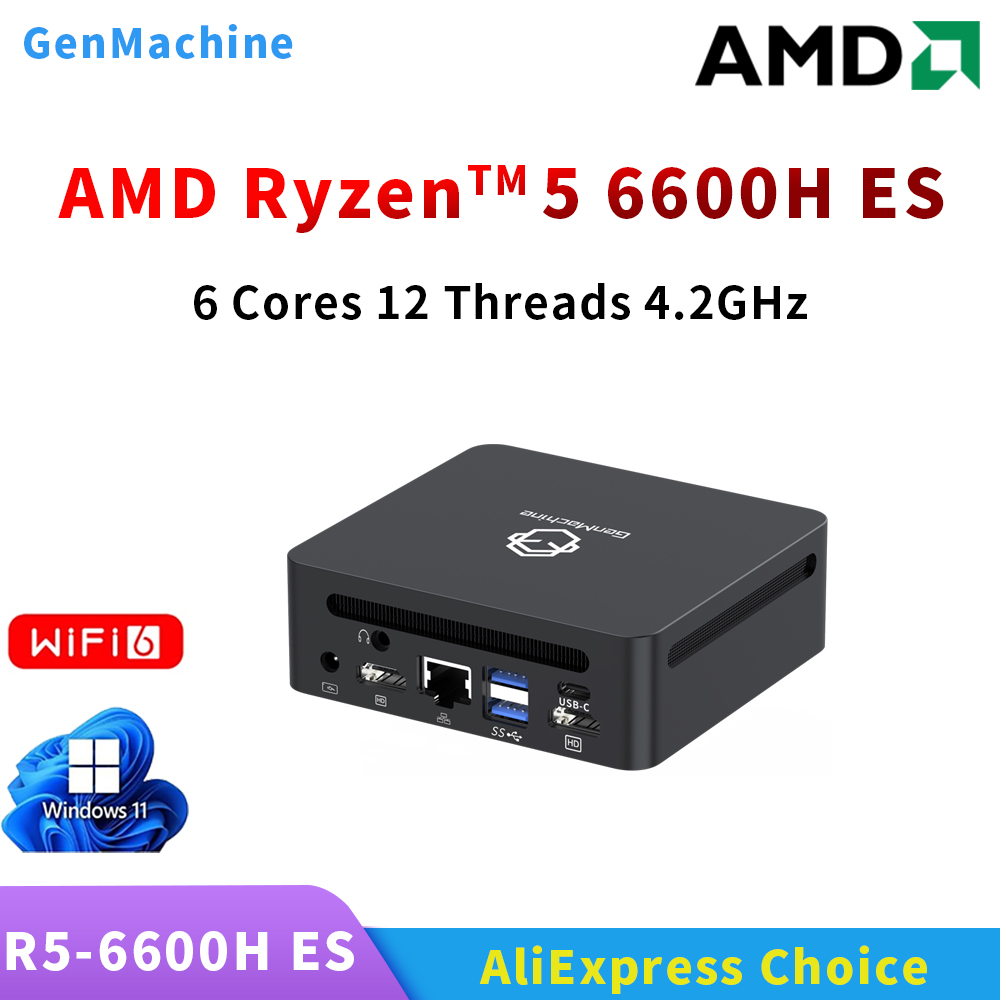 Pc Gaming Amd Ryzen 5 - GenMachine Ryzen 5 6600H ES 3.3GHz-4.5GHz