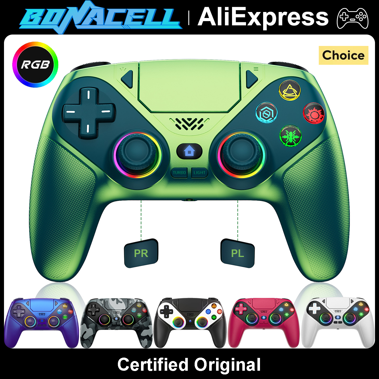 Pc Gaming Emulator - Controller For PS5/PlayStation 5 Pro/Slim/PC Wireless