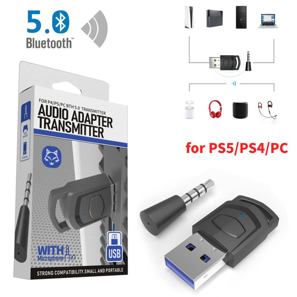 Pc Gaming Emulator - Bluetooth Audio Transmitter Wireless Headphone Adapter