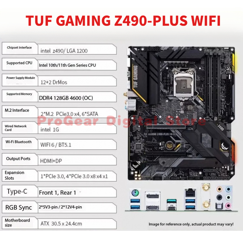 Pc Gaming Amd Ryzen 5 - for Asus TUF GAMING Z490-PLUS WIFI