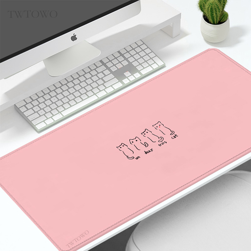 Pc Gaming Pink - Mouse Pad Gaming Pink Cute Cat