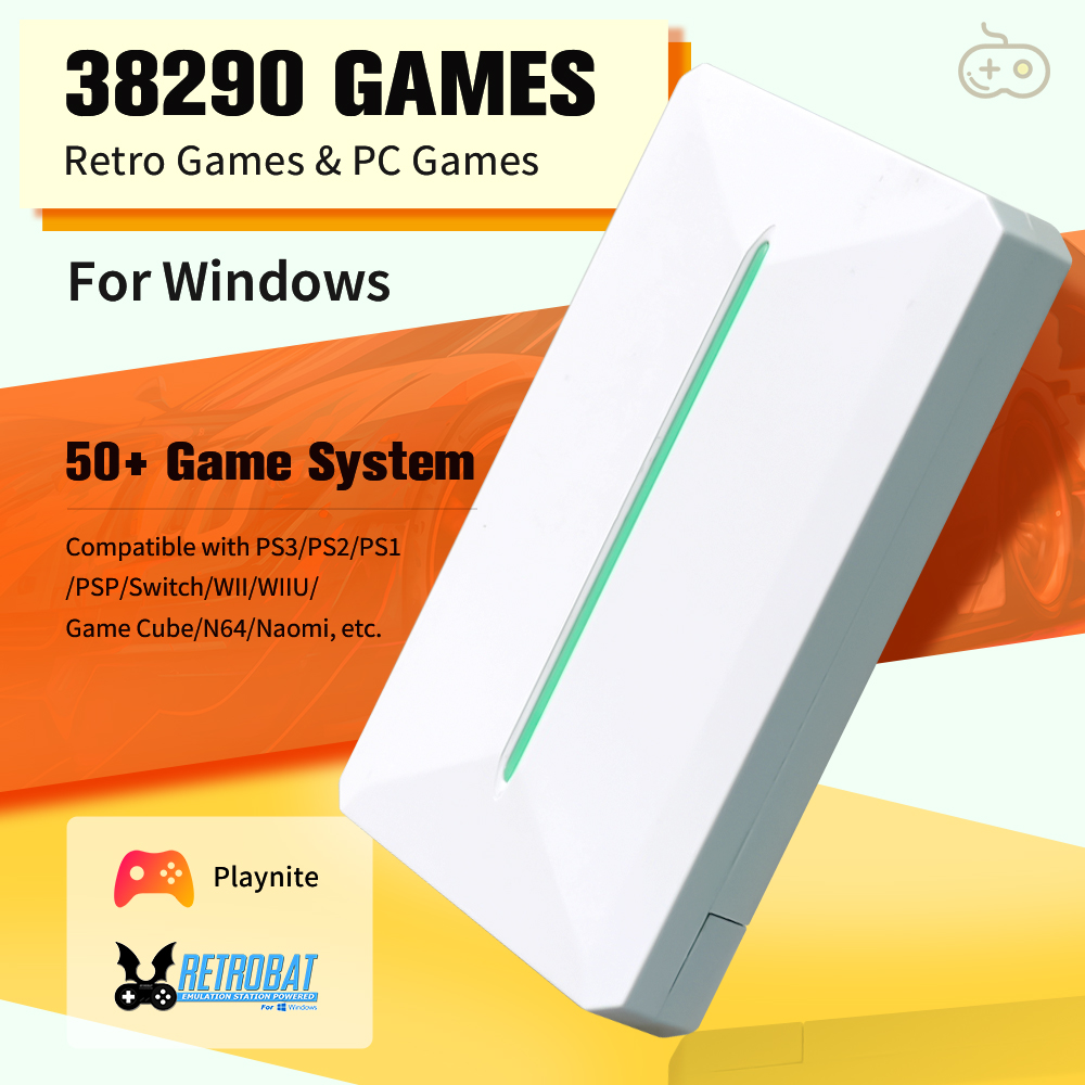 Pc Gaming Emulator - Retro Gaming External Hard Disk For
