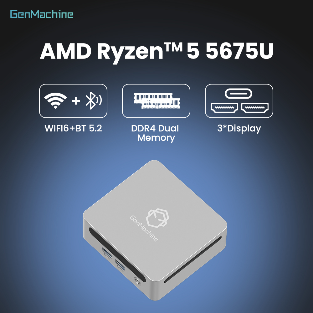 Pc Gaming Amd Ryzen 5 - Genmachine Mini PC AMD Ryzen 5