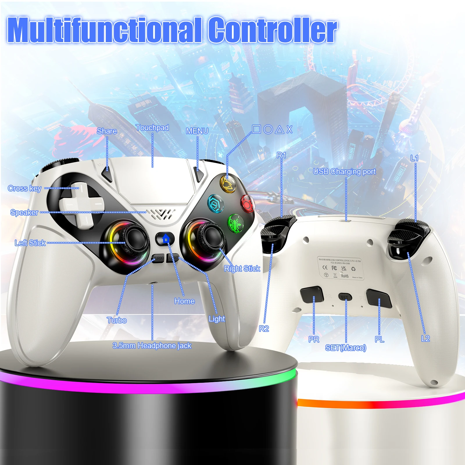 Wireless Controller Gamepad Fo - مراجعة Pc Gaming Emulator وسعره