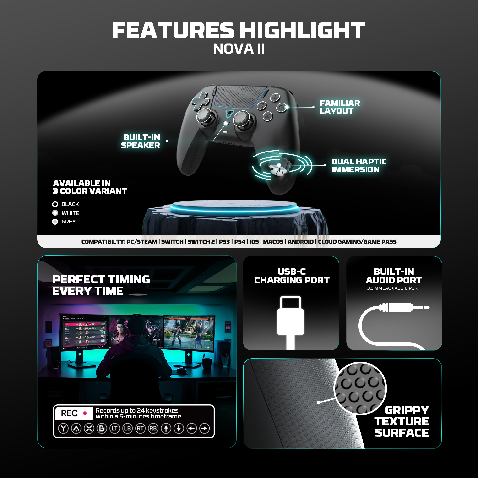 FANTECH NOVA II WGP16 Wireless - مراجعة Pc Gaming Emulator وسعره
