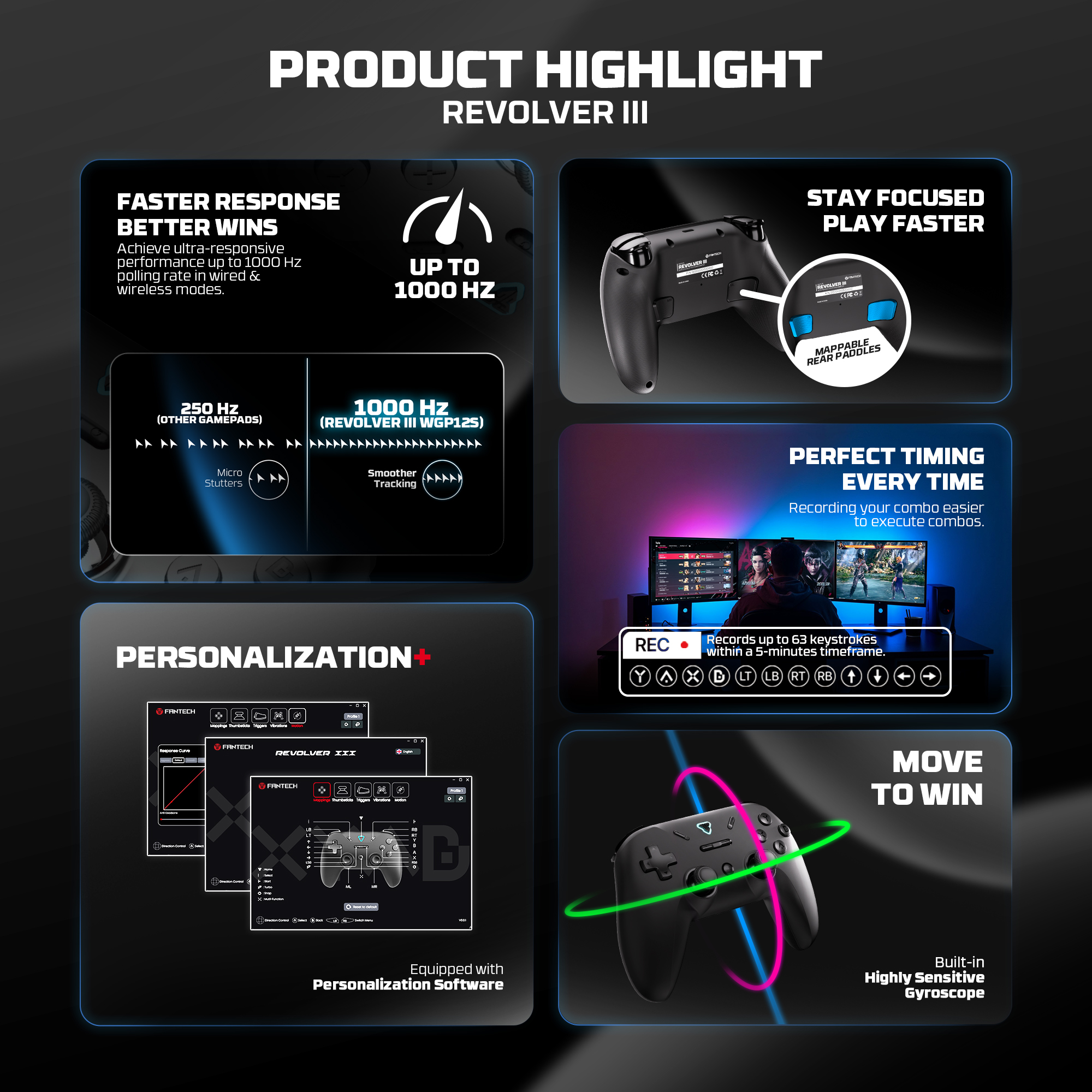 FANTECH REVOLVER III WGP12S Ga - مراجعة Pc Gaming Emulator وسعره