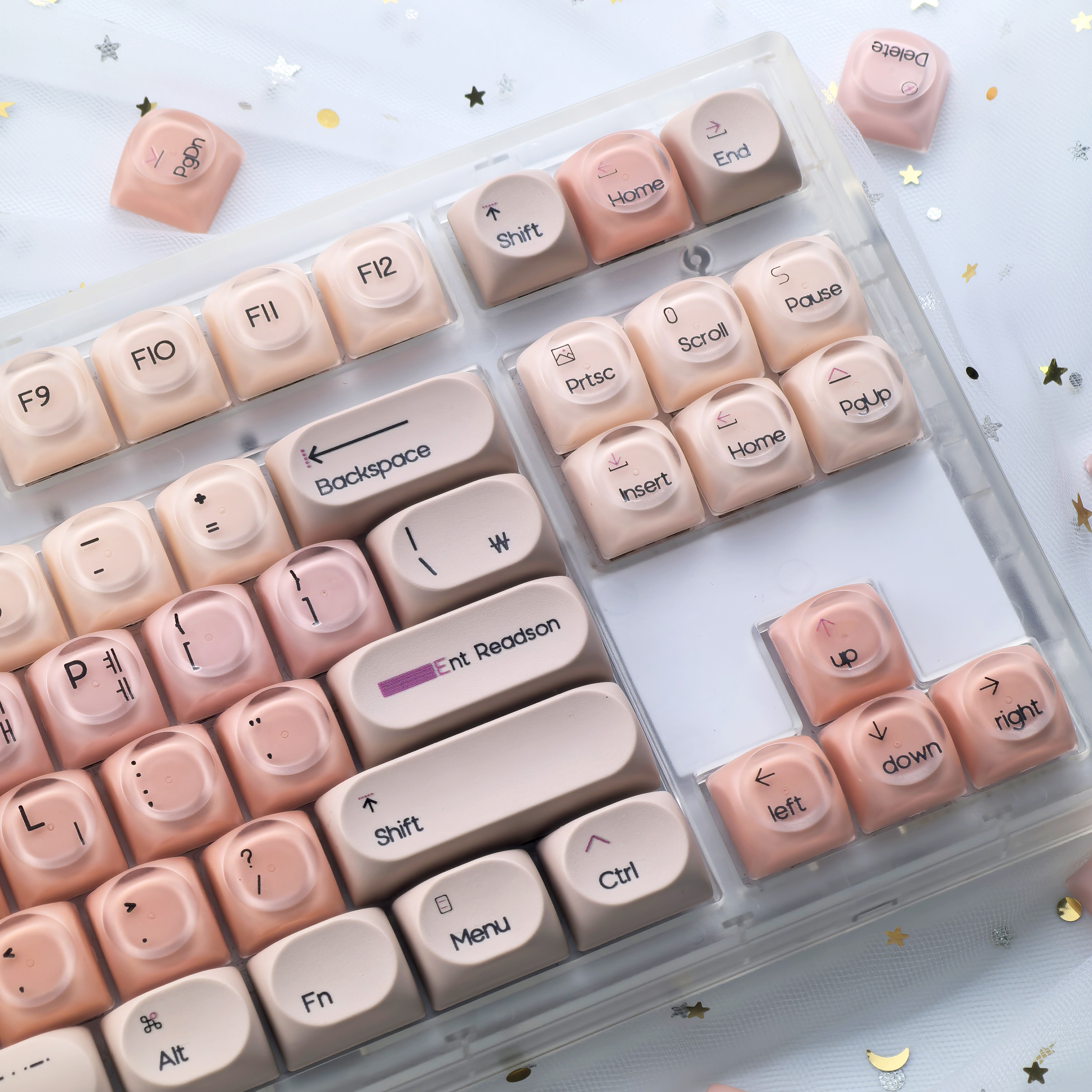 MAIMOOO Pink Korean Keycaps Li - مراجعة Pc Gaming Pink وسعره