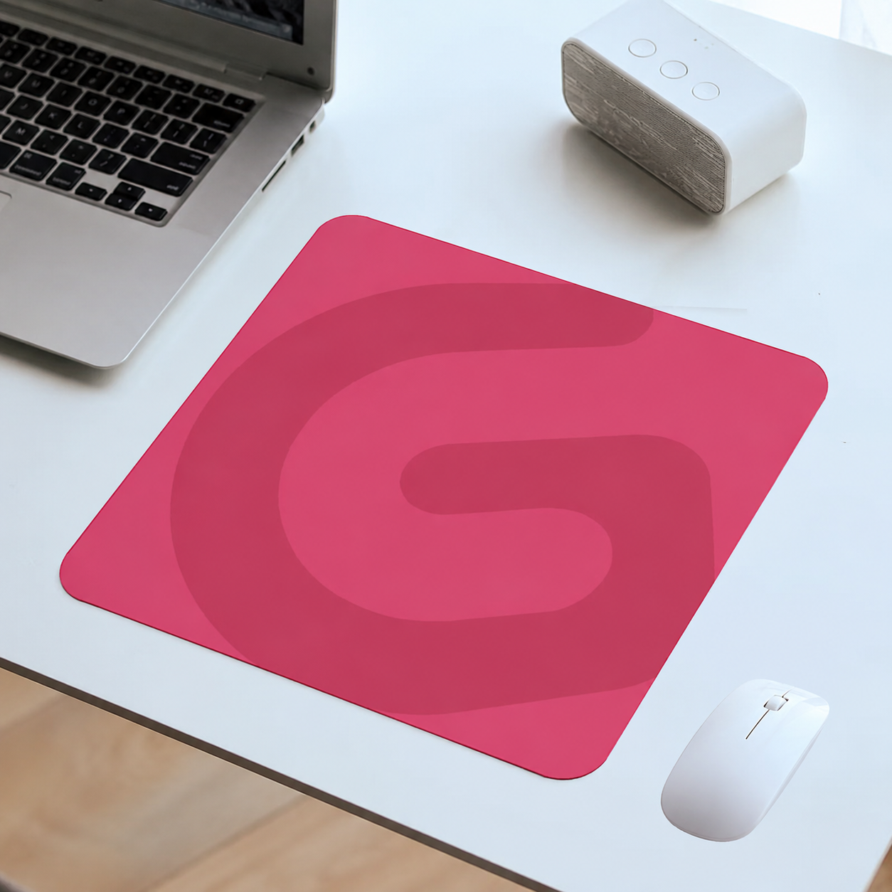 Generic Rubber Mouse Pad, Red/ - مراجعة Pc Gaming Pink وسعره