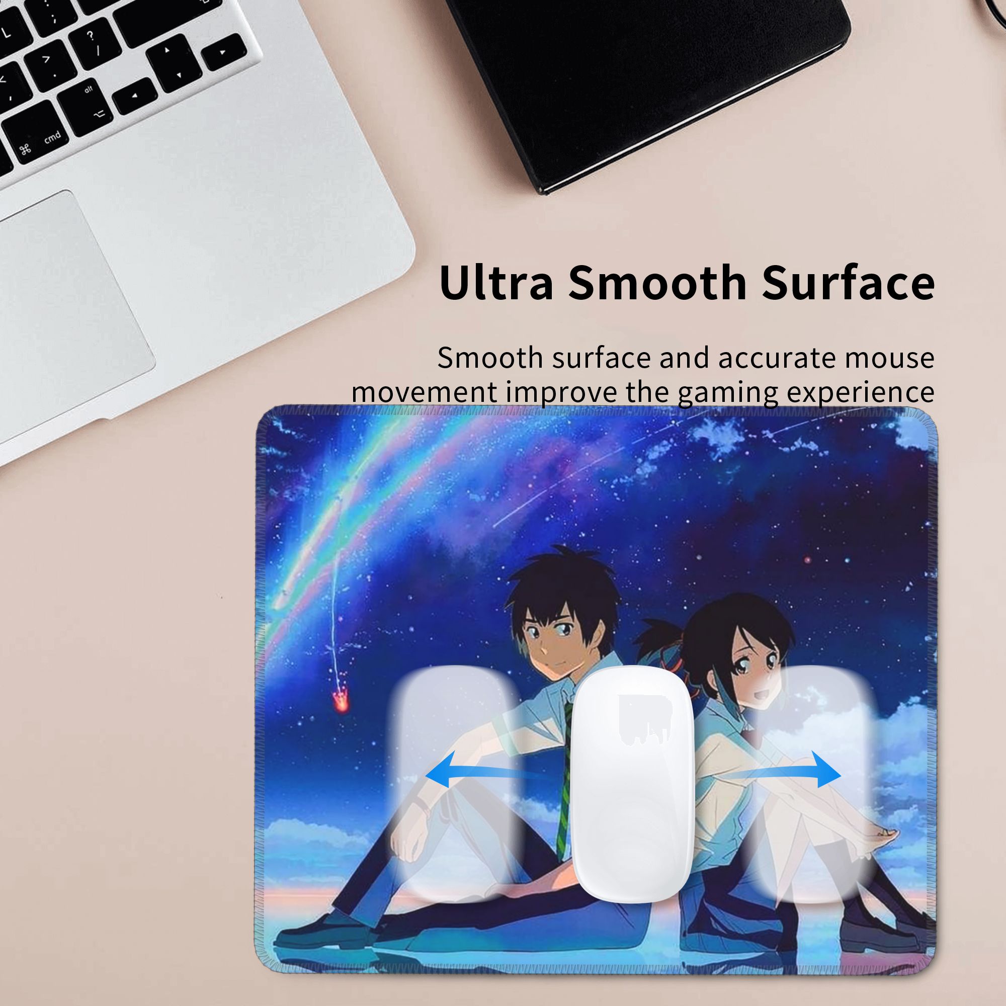 Japanese Anime Your Name Mouse - مراجعة Pc Gaming Names وسعره