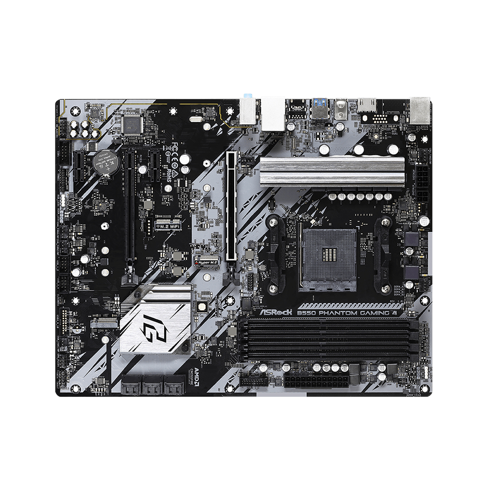 ASRock B550 PHANTOM GAMING 4 M - مراجعة Pc Gaming Amd Ryzen 5 وسعره