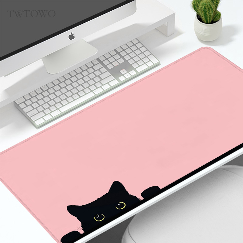 Mouse Pad Gaming Pink Cute Cat - مراجعة Pc Gaming Pink وسعره