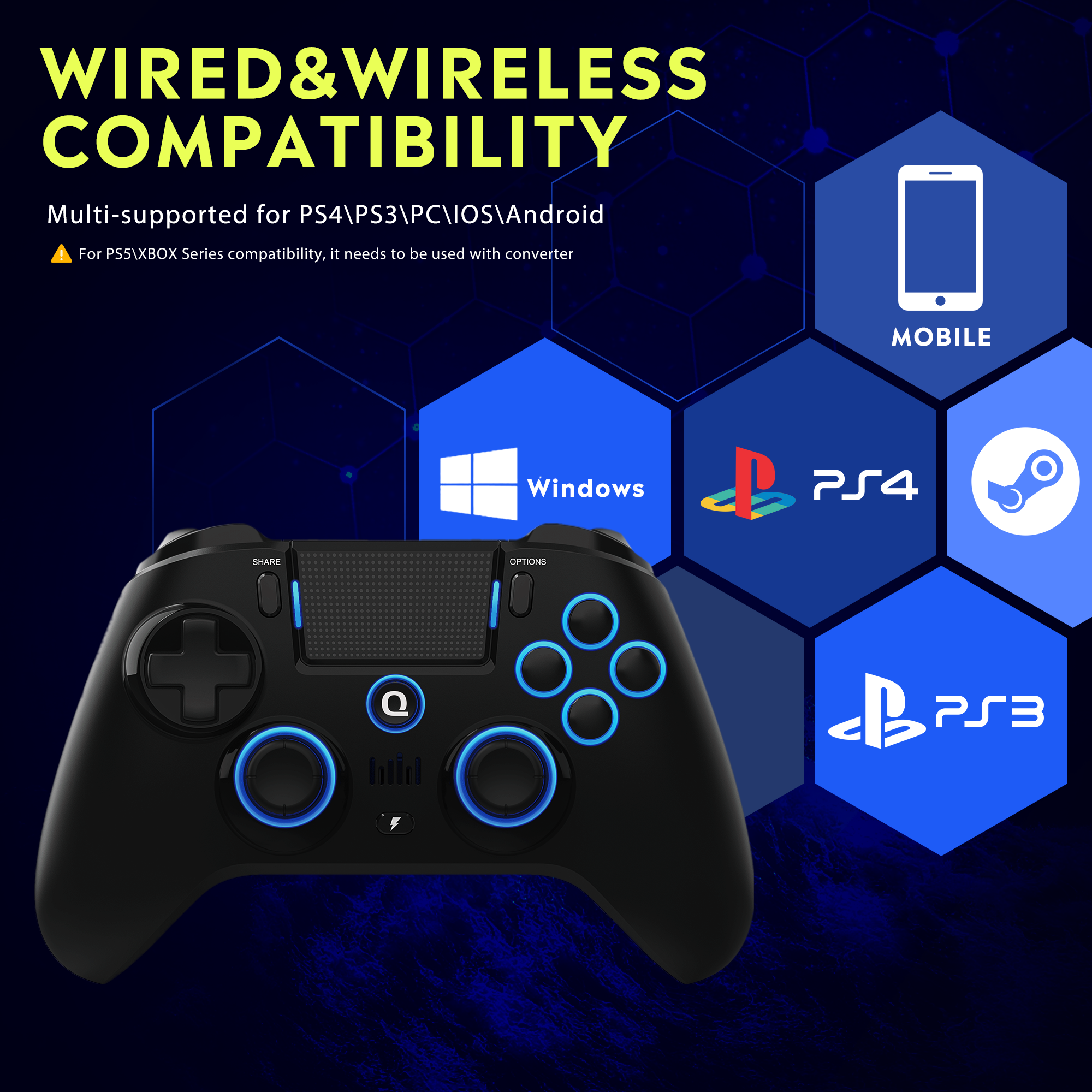 Original QRD Spark N5 Wireless - مراجعة Pc Gaming Emulator وسعره