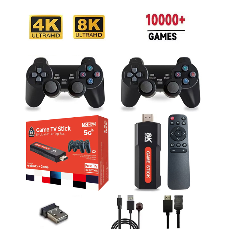 X2 Game Stick HD 4K 8K 3D Cons - مراجعة Pc Gaming Emulator وسعره