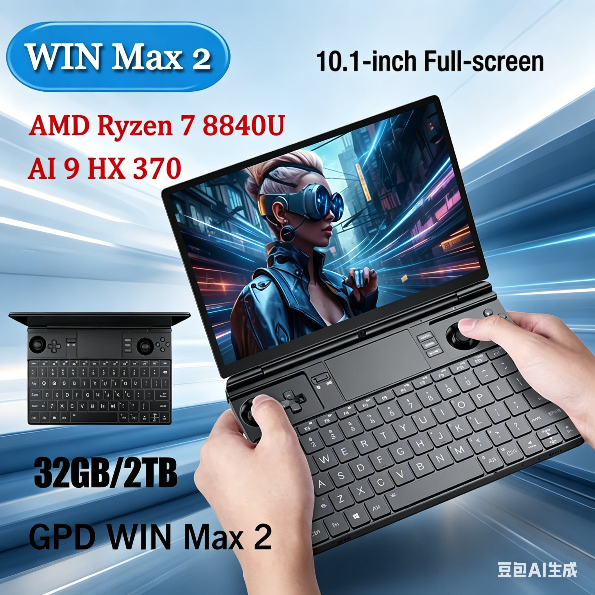 Trendy Icon GPD 2025 WIN Max 2 - مراجعة Pc Gaming Icon وسعره