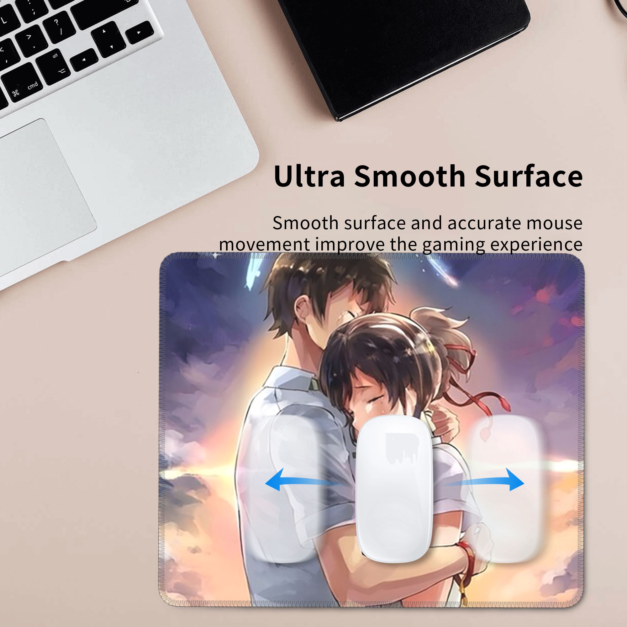 Japanese Anime Your Name Mouse - مراجعة Pc Gaming Names وسعره
