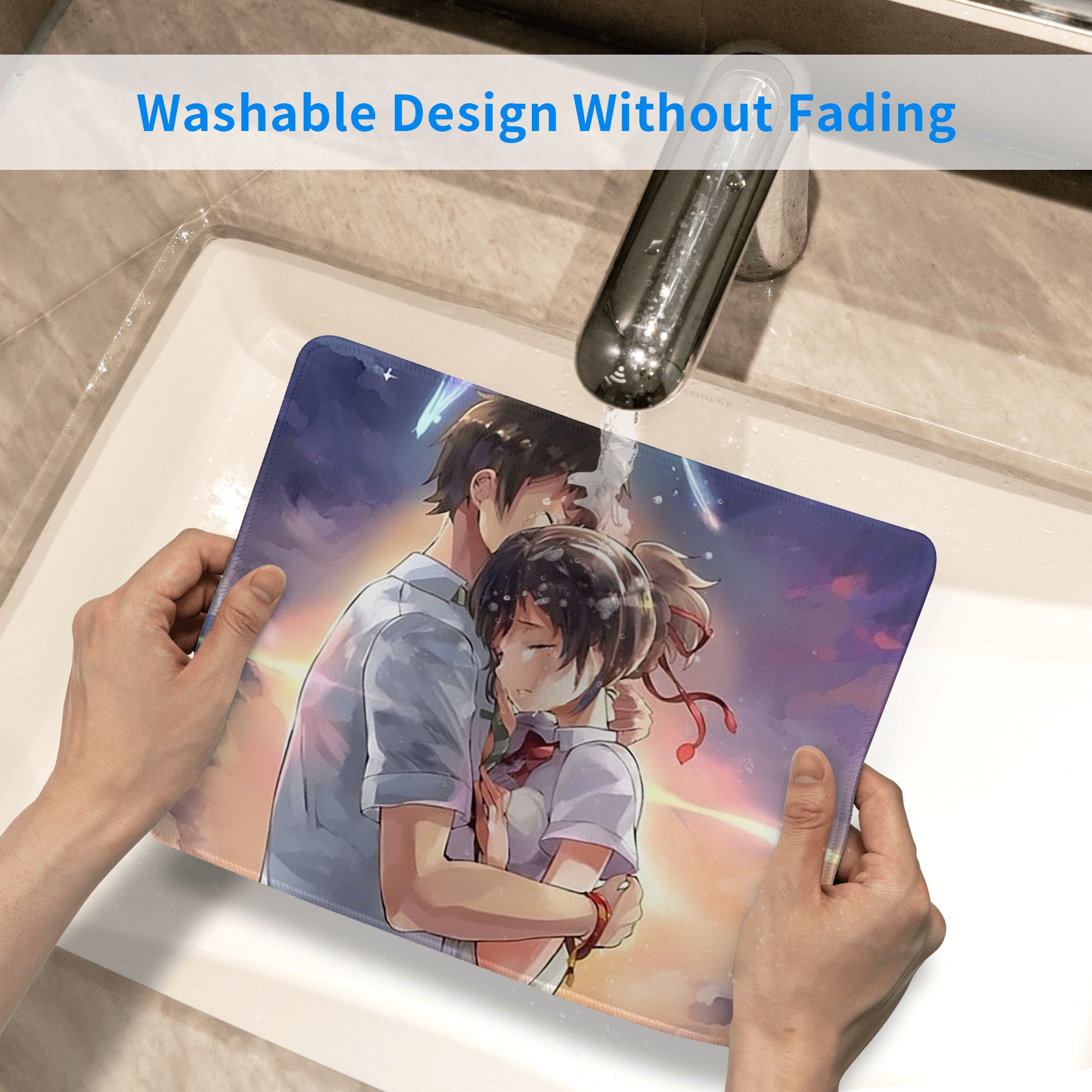 Japanese Anime Your Name Mouse - مراجعة Pc Gaming Names وسعره
