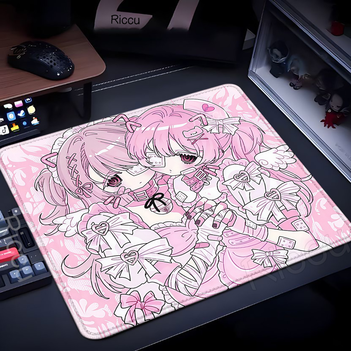 XL Sleepy Angel Pink Mouse Pad - مراجعة Pc Gaming Pink وسعره