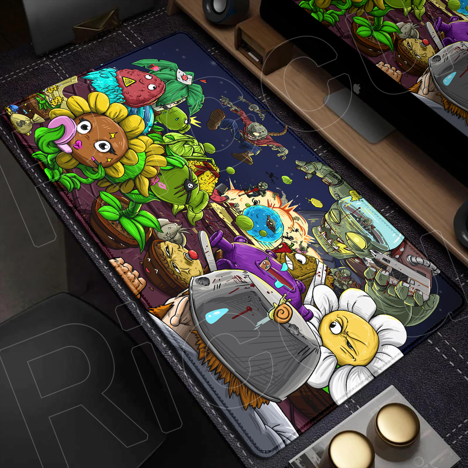 XXL HD print PVZ Plants vs. Zo - مراجعة Pc Gaming Vs Laptop Gaming وسعره